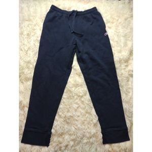 Blue Champion Sweatpants with waist Drawstring and Side Pockets Size Large